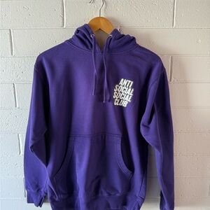Anti Social Social Club Purple Men's Hoodie